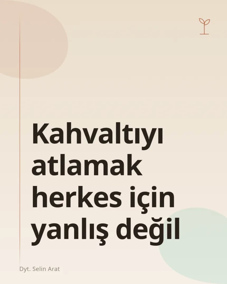 Dyt. Selin Arat hesabı için basılmış carousel kartı.